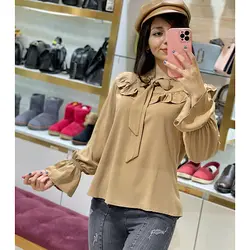 شومیز چیندار خورشیدی