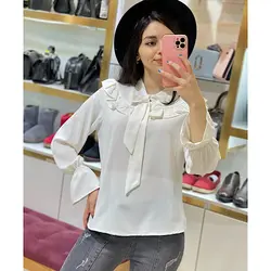 شومیز چیندار خورشیدی