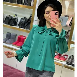 شومیز چیندار خورشیدی