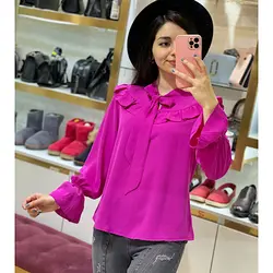 شومیز چیندار خورشیدی