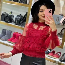 شومیز توری عروسکی