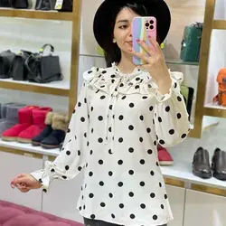 شومیز چیندار طرحدار