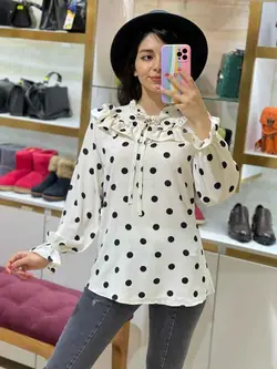 شومیز چیندار طرحدار