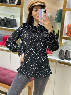 شومیز چیندار طرحدار