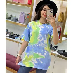 تیشرت لانگ آبرنگی