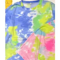 تیشرت لانگ آبرنگی