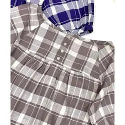 پیراهن کوتاه چهارخونه