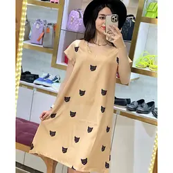 پیراهن بلند یقه V