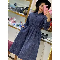 پیراهن مانتویی کنفی