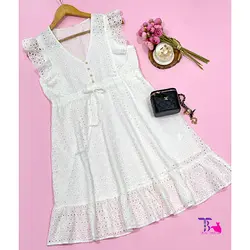 پیراهن خامه دوزی ۴ دکمه