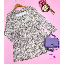 پیراهن کوتاه گلدار