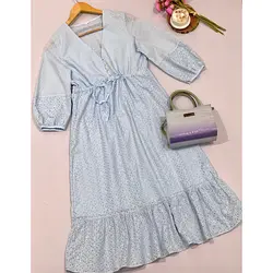 مانتو پیراهنی خامه دوزی