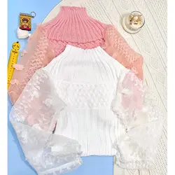 بافت آستین پوم پوم