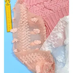 بافت آستین پوم پوم