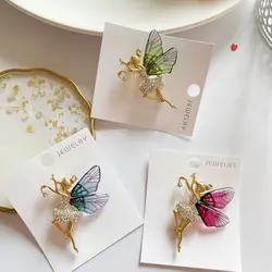 سنجاق سینه فرشته و سنجاقک