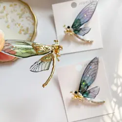 سنجاق سینه فرشته و سنجاقک