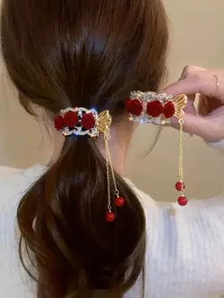 گیره سامورایی گل رز دم وال