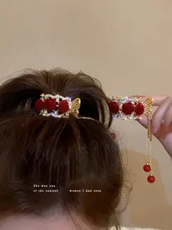 گیره سامورایی گل رز دم وال