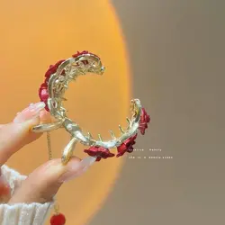 گیره سامورایی گل رز دم وال