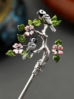 کانزاشی پرنده و گل