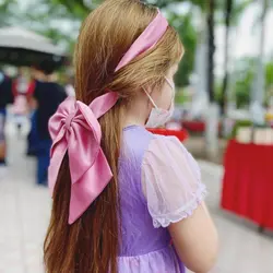 تل ساتن آویز پاپیون