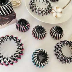 گیره آکاردئونی نگین دار