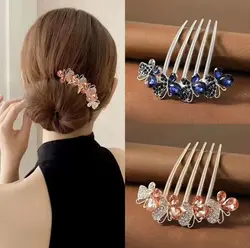 شانه فلزی شینیون پروانه