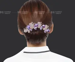 شانه فلزی شینیون پروانه