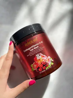 ماسک‌مو‌کلاژن‌ویتامینه‌بدون‌سولفات RABURi