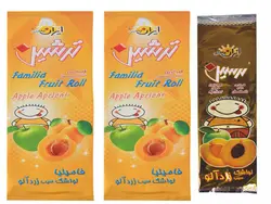 لواشک سیب زردآلو ترشین