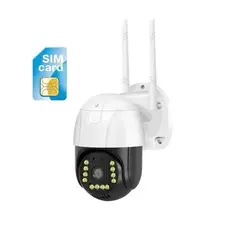 دوربین بی سیم 3 مگاپیکسل وایفای چرخشی سیم کارتی دید در شب رنگی V380