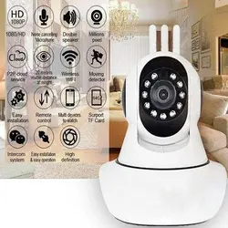 دوربین مداربسته تحت شبکه موتور دار 3 آنتن V380 مدل Q5Y