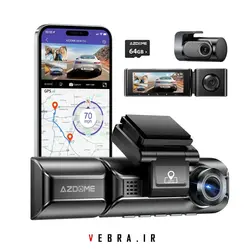 دوربین خودرو AZDOME مدل M550 PRO سه دوربین