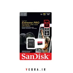 کارت حافظه مدل Sandisk 64GB Extreme PRO