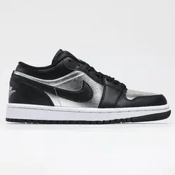 جردن 1 بلک متالیک سیلور Kordan 1 Low Black Metallic Silver