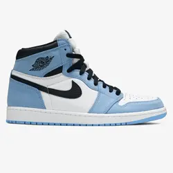 جردن 1 رترو یونیور سیتی Jordan 1 Retro White University Blue Black