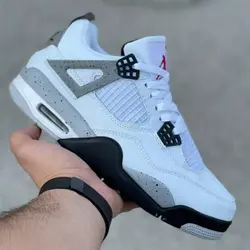 جردن 4 رترو وایت سمنت Jordan 4 Retro White Cement