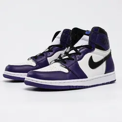 جردن 1 کورت بنفش Jordan 1 Retro Court Purple White