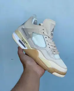 نایک ایر جردن 4 رترو آف وایت سیل Jordan 4 Retro Off-White Sail