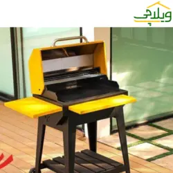 باربیکیو ذغالی مشکی و زرد BYRT-062