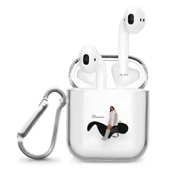 قاب ایرپاد وینا با اسم دلخواه مدل Puffer Girl