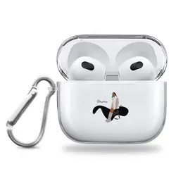 قاب ایرپاد وینا با اسم دلخواه مدل Puffer Girl