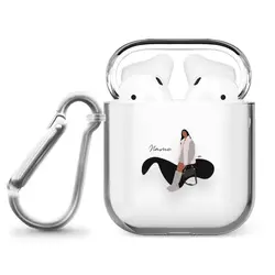 قاب ایرپاد وینا با اسم دلخواه مدل Puffer Girl