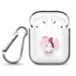 قاب ایرپاد وینا با اسم دلخواه مدل Pink Beanie