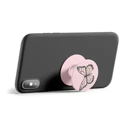 پاپ سوکت وینا مدل Pink Butterfly