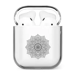 قاب ایرپاد وینا مدل Black Flowers Mandala