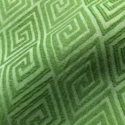 پارچه ژاکارد مونو (تابستانی) طرح لوزی سبز کد 2836