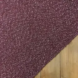 پارچه بافت بوکله دار رنگ زرشکی کد 1317