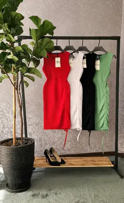 پیراهن حلقه ای گت دار ZARA کد 412