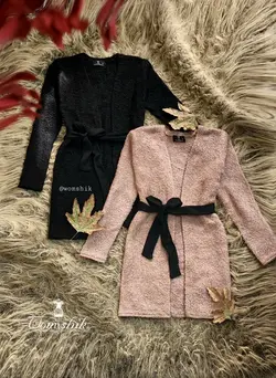 ژاکت بافت بلند وارداتی کد 348